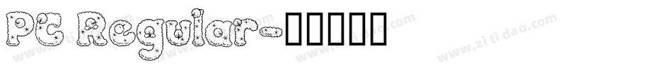 PC Regular字体转换